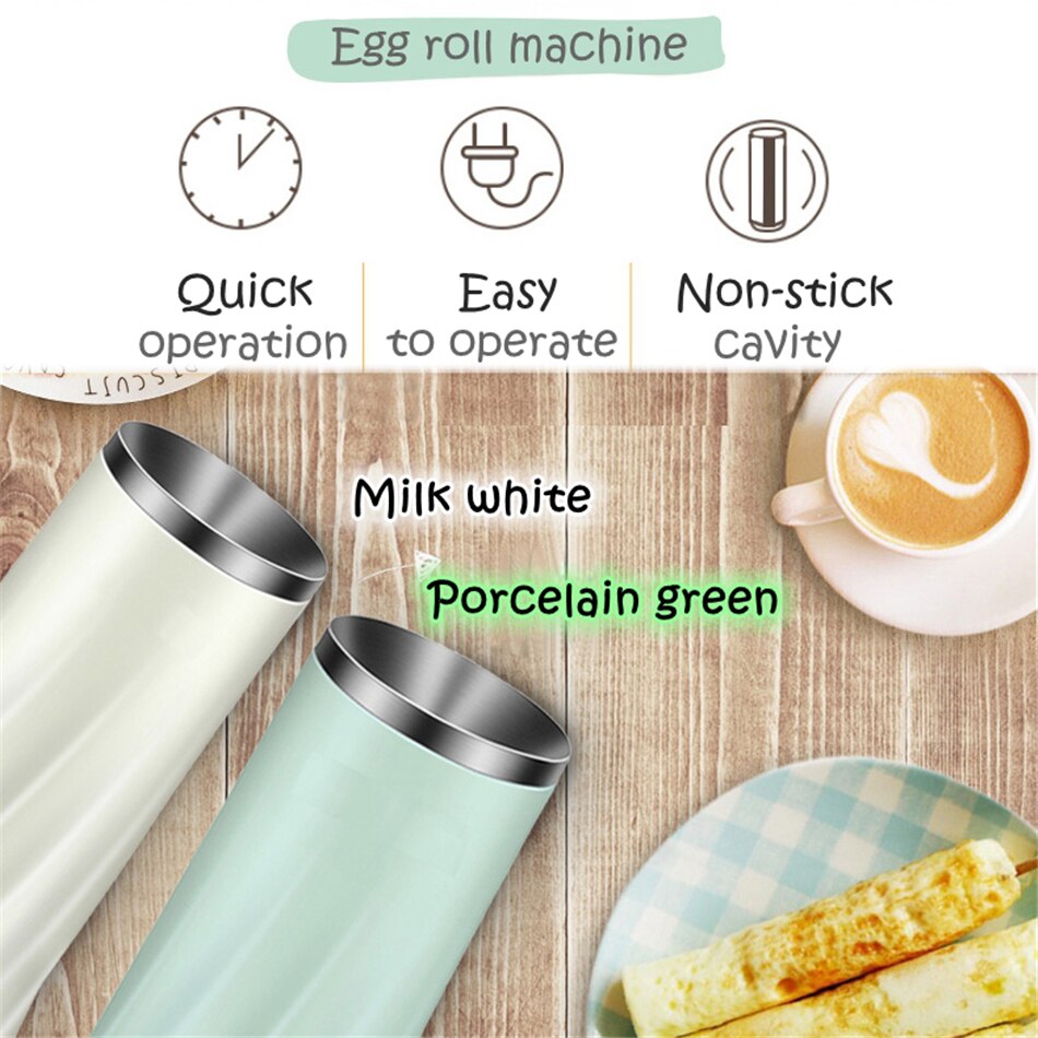 VOGVIGO-Mini máquina eléctrica multifunción para hacer huevos, tortilla, para desayuno, Caldera de huevo, cocina, Enfriador de huevos, enchufe europeo