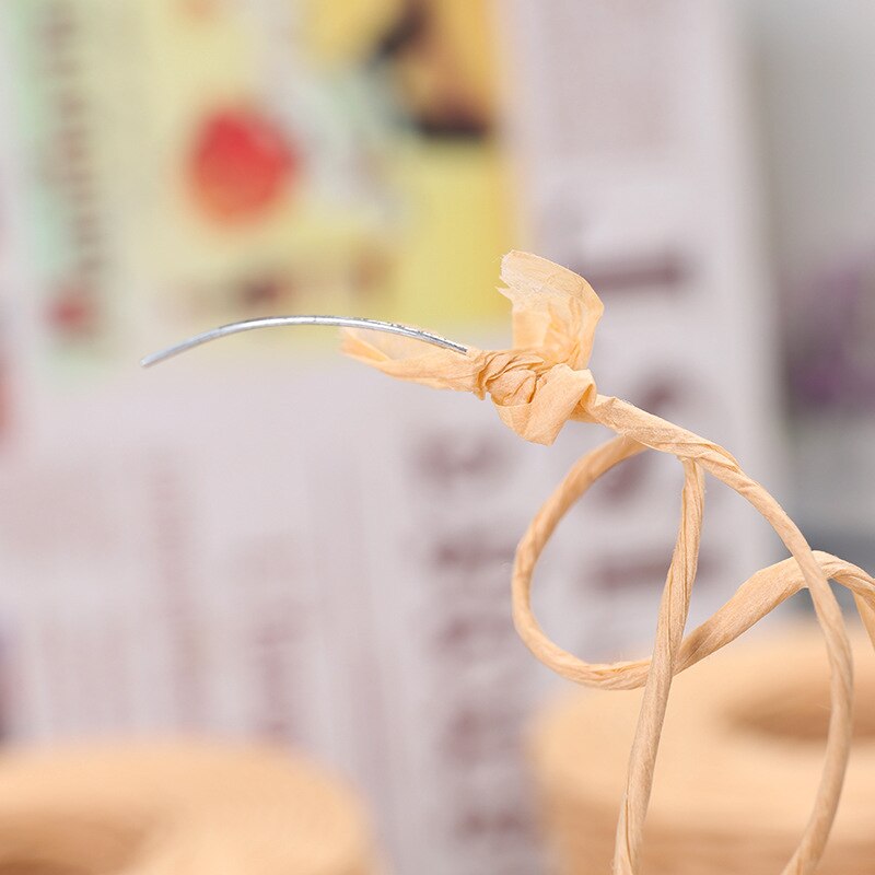 150meters 2mm Diameter Natural Paper String Paper Ribbon Perfect for Wrapping and DIY Decoration