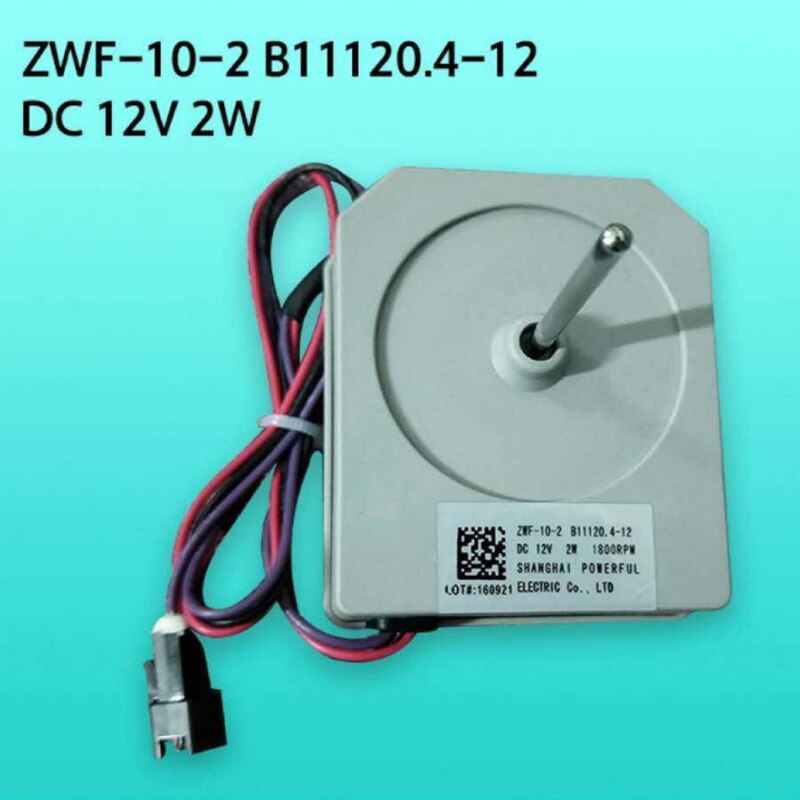 Replacement For MeiLing Refrigerator Fridge Fan Motor Freezing Motor ZWF-10-2 B11120.4-12 DC12V 2W 1800RPM