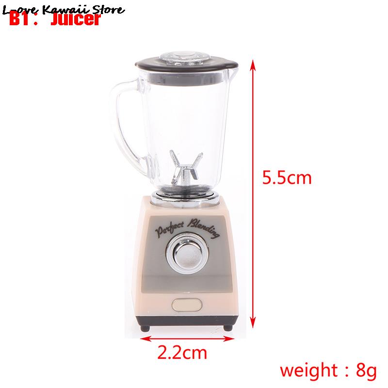 Juego de muebles para casa de muñecas en miniatura, Mini Kit de juguete, accesorios, TV, cocina, nevera para el hogar, juego de simulación para niños, estatuilla Diy