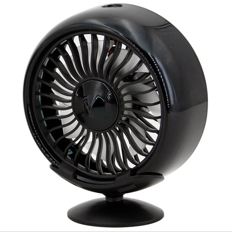 3 Speed Adjustment Usb Car Fan Air Conditioner Colorful Light Dashboard Cooling Fan: Default Title