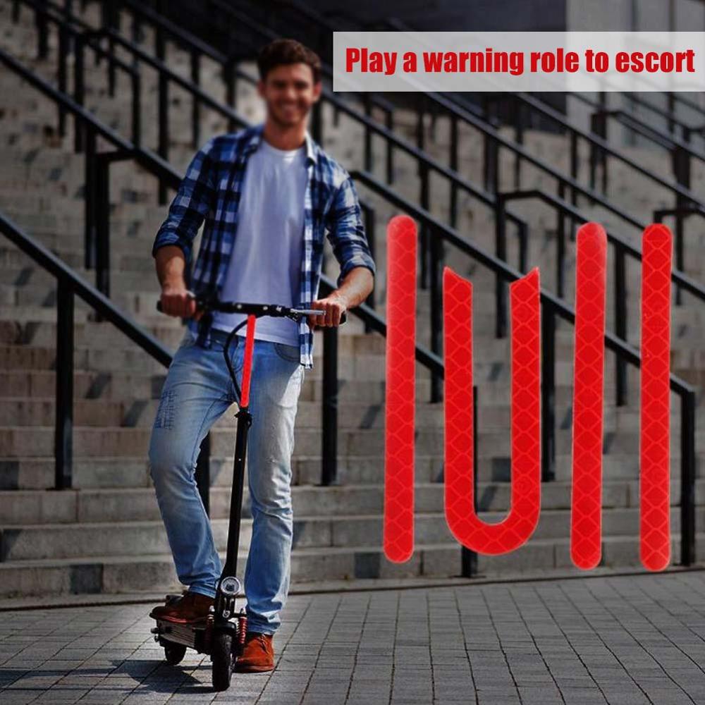 Night Electric Scooter Reflective Stickers for Xiaomi Mijia M365/Pro Scooter Safety Stickers Scooter Parts Accessories