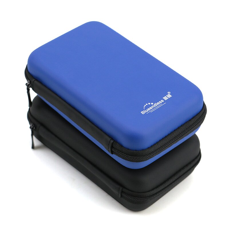 Blueendless-bolsa de proteção para hdd externo portátil, novo produto, 2.5 mbps, caixa de proteção, hdd, disco rígido externo portátil: black