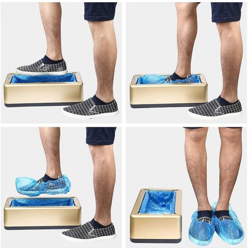 Shoe Wrapping Machine Automatic Shoes Cover Machine Smart Dispenser Household Hand Free Shoe Film Shoe Cover Dispenser