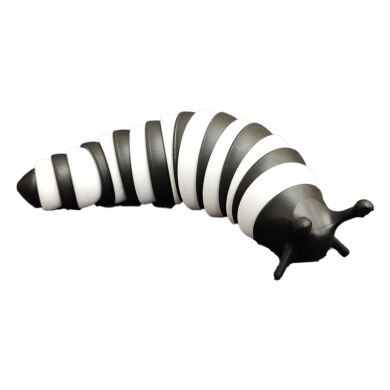 Fidget slug lelu nivelletty joustava peristaltiikka 3d painettu kaikenikäisille stressin lievitys ahdistusta lievittävä aistilelut lapsille aikuisille: 2