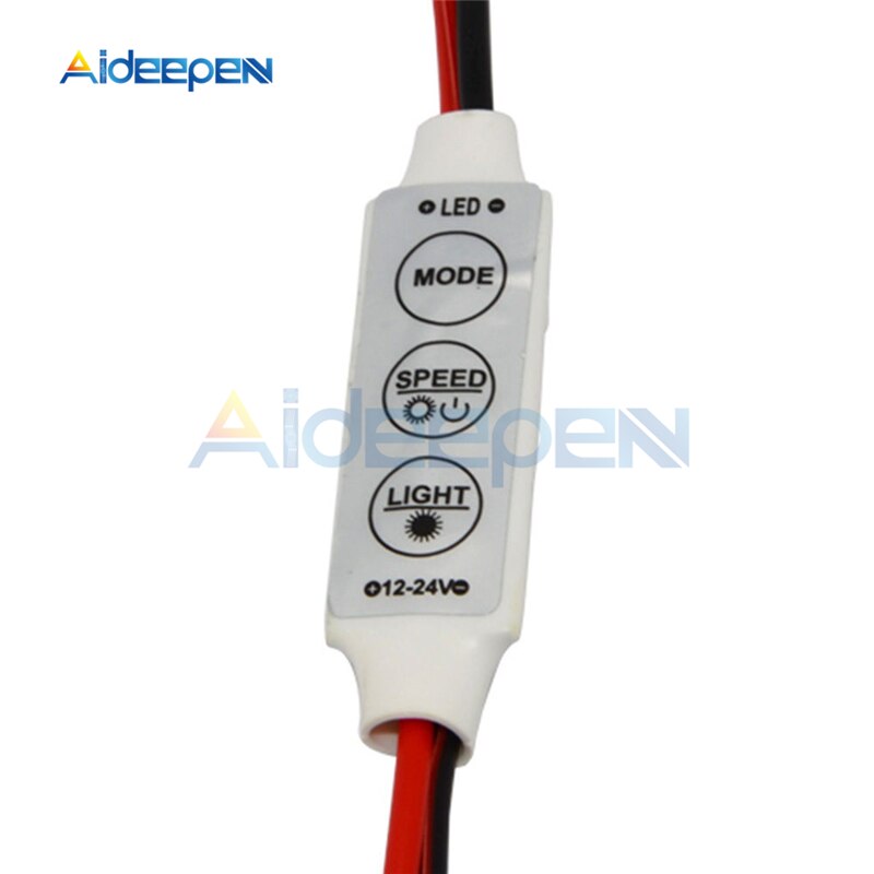 DC 12V 3 Schlüssel Mini LED Licht Dimmen Controller Einzigen Farbe Helligkeit Dimmer Für LED 3528 5050 5630 Streifen licht