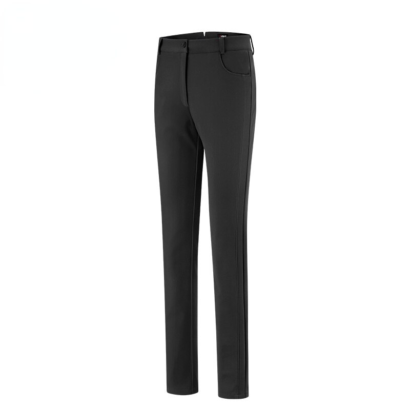PGM autunno inverno pantaloni da Golf impermeabili da donna spessi mantenere caldi pantaloni lunghi da Golf pantaloni da Tennis antivento KUZ112: KUZ112- black / L  29