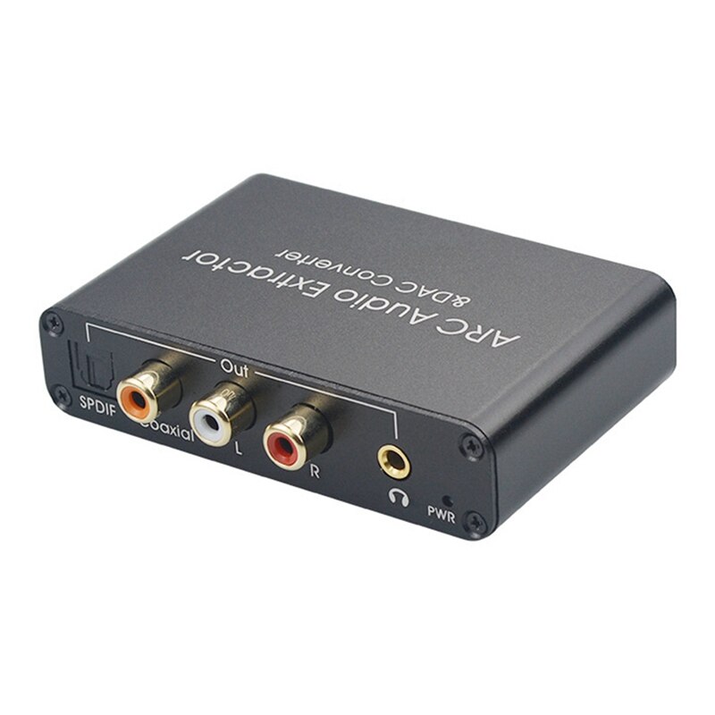 Analog Audio Converter HDMI ARC Audio Extractor HDMI Audio with Digital HDMI Optical 3.5mm L/R Stereo Audio Converter