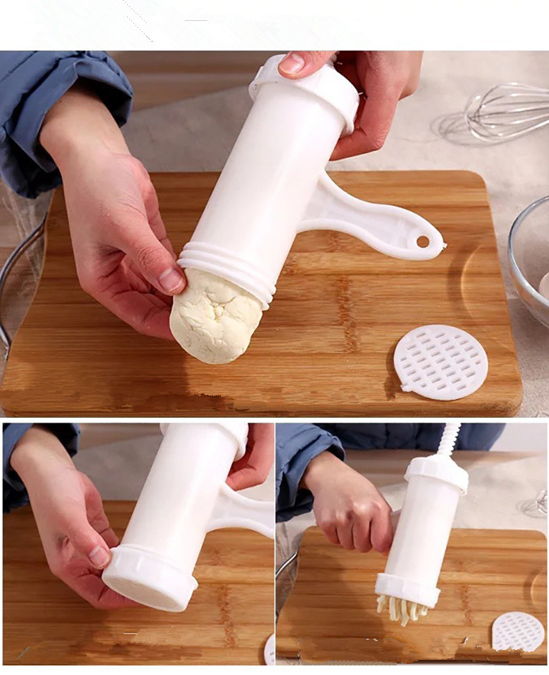 Máquina Manual para hacer pasta, fabricante de fideos, prensa de plástico, OK 0667, 1 unidad