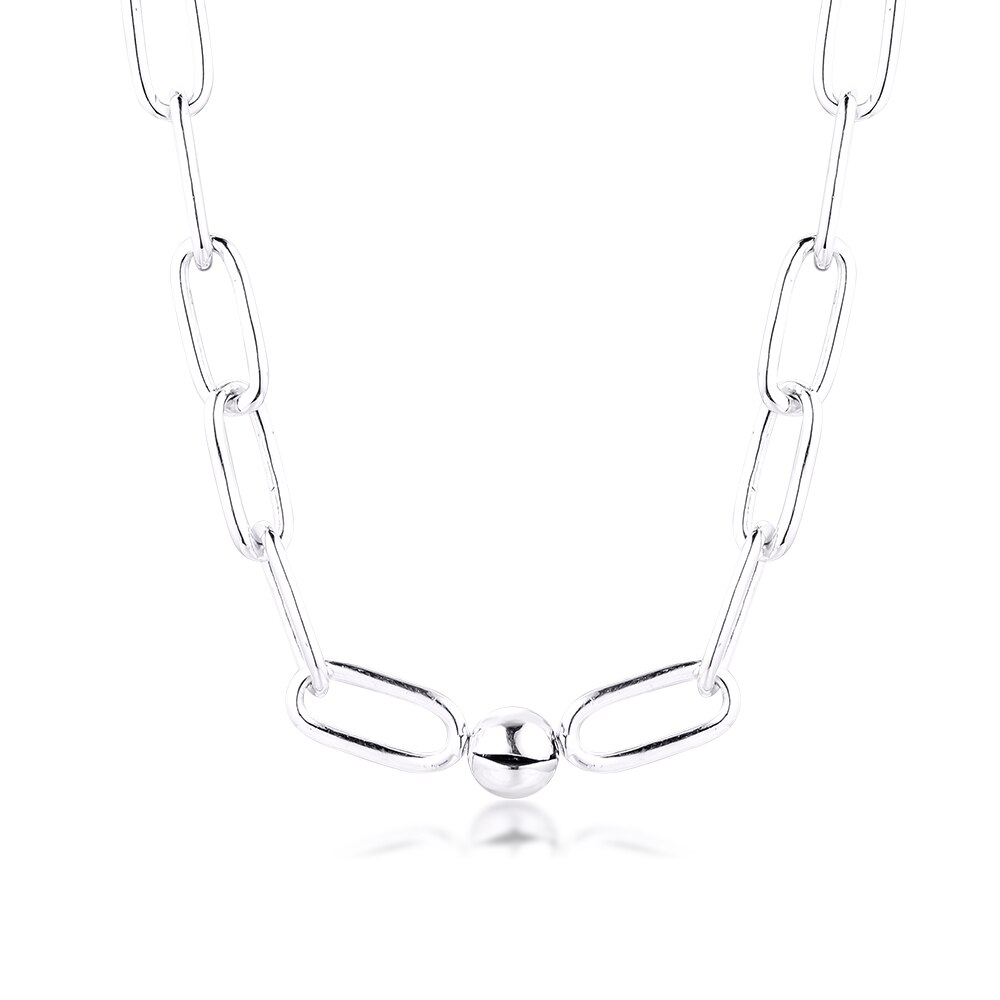 Amberta Sieraden - Echt 925 Sterling Zilver Keten - Venetiaan Blokjes Amberta Sieraden - Echt 925 Sterling Zilver Keten - Venetiaan Blokjes