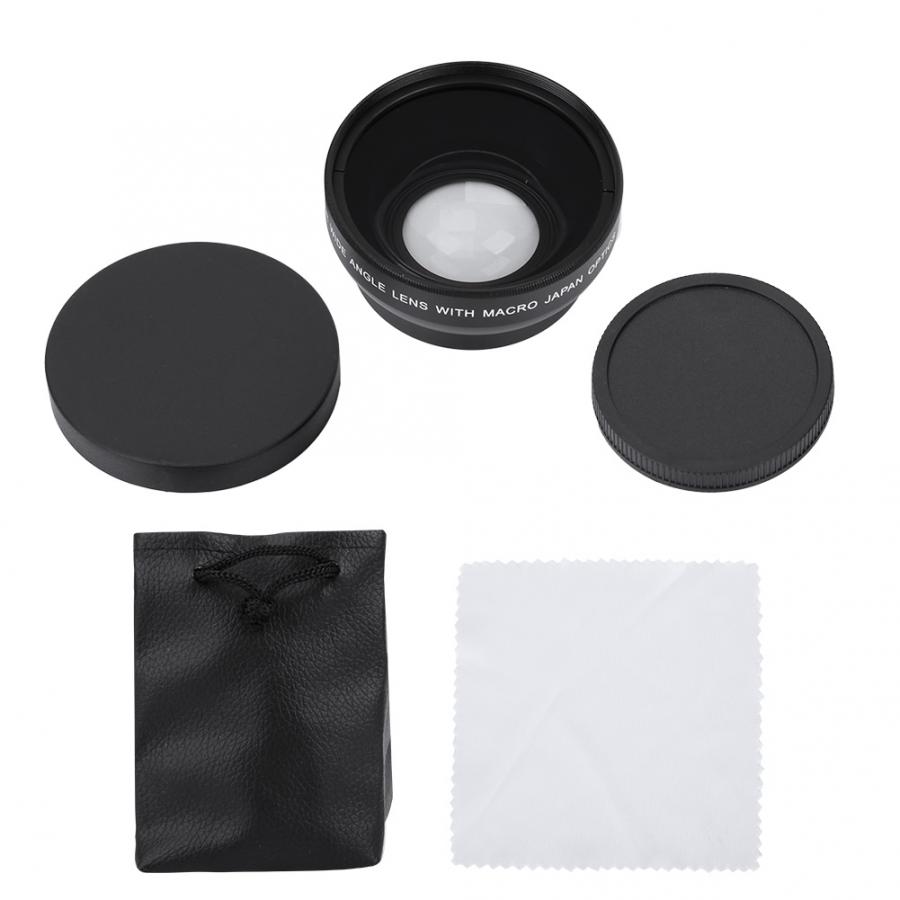 Webcam cover 0.45X Lens Magnification High Definition Wide Angle Lens for 49mm Mount Camera Magnifying lens High Definition Len
