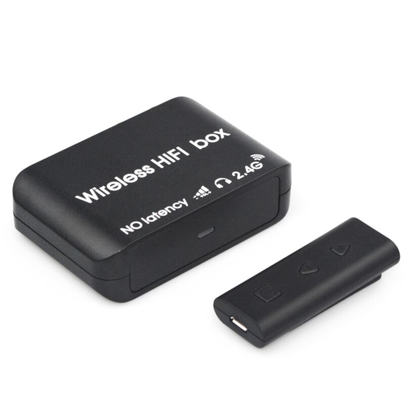 2.4G Wireless Hifi Box Transmitter Sender Digital Audio Music Receiver Speaker Support Computer Live Broadcast TV