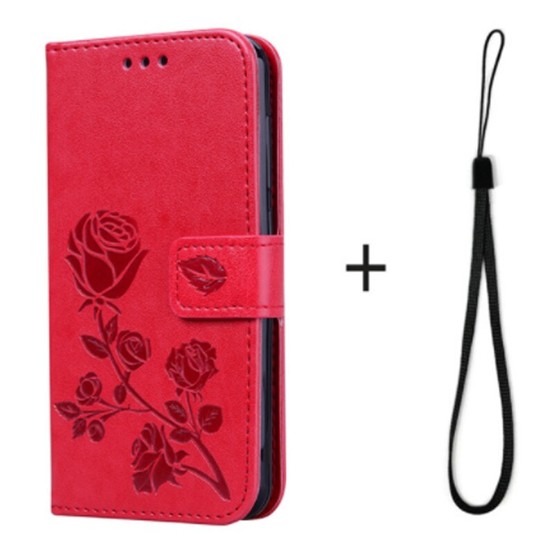 Funda protectora para Xiaomi Mi 4 4W, carcasa trasera de cuero para teléfono, con tapa para libro: for Xiaomi Mi 4W / 3Red-
