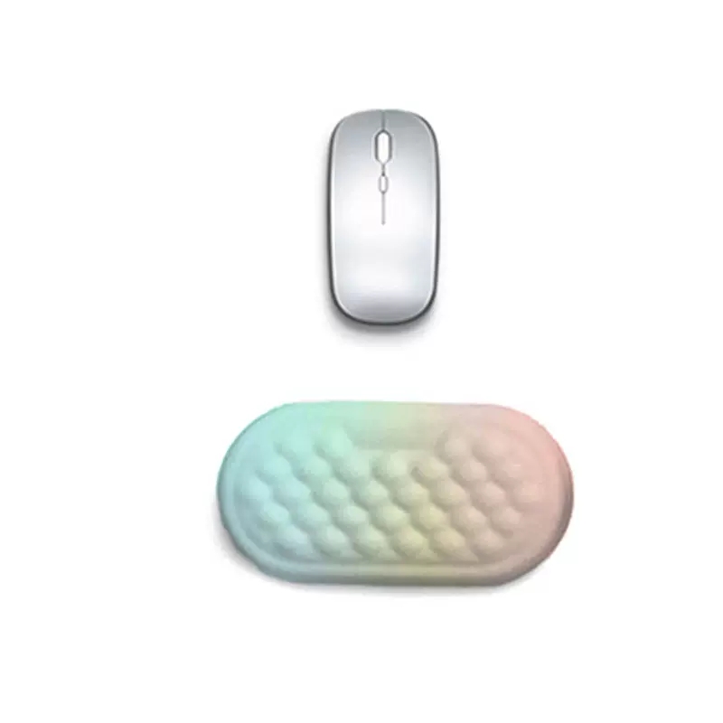 Toetsenbord Polssteun Pad Set Zacht Memory Foam Muismat Polssteun Kussen Pijnbestrijding Ergonomische Computer Muismat