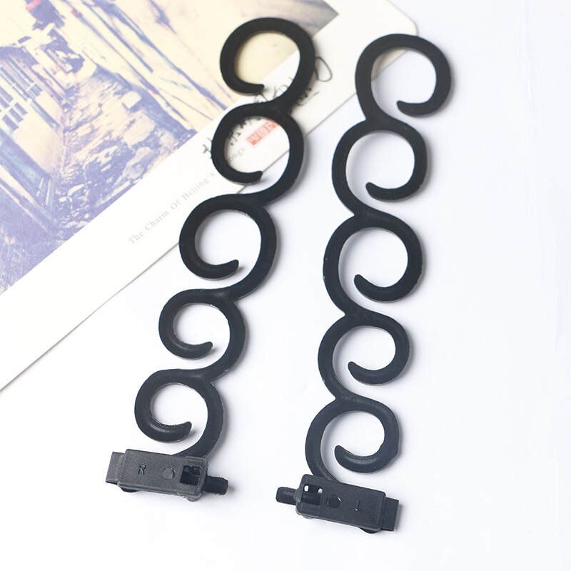 1 set franse elegantie haarvlecht, bloem, magische haarclip, stylist queue, twist, vlecht, diy, kapsel, stylingaccessoires: Zwart