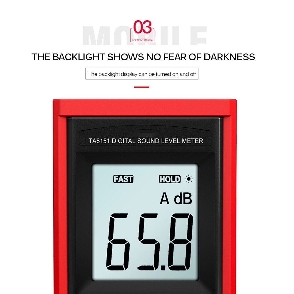 Decibel Meter Digital Sound Level Tester Noise Met... – Vicedeal