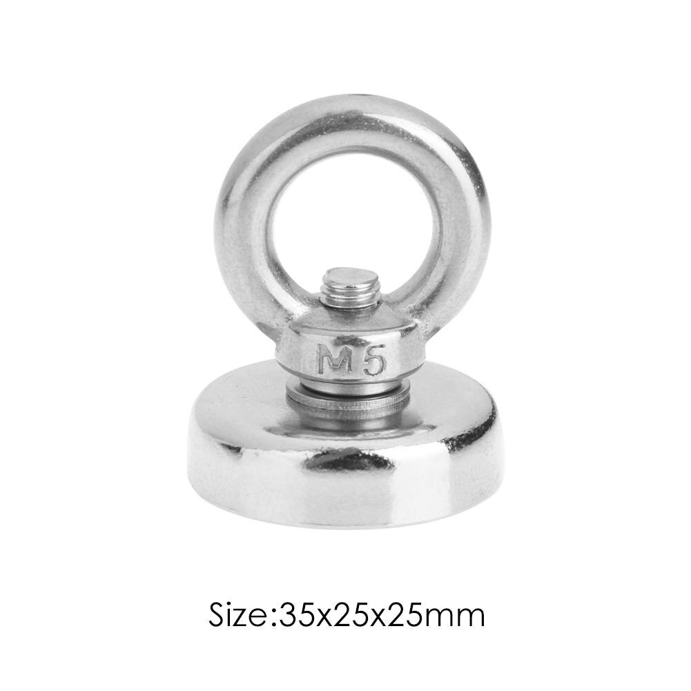 1 PC 20KG Pull Force Powerful Salvage Magnets Kit Pot Fishing Magnets Strongest Permanent Powerful Magnetic