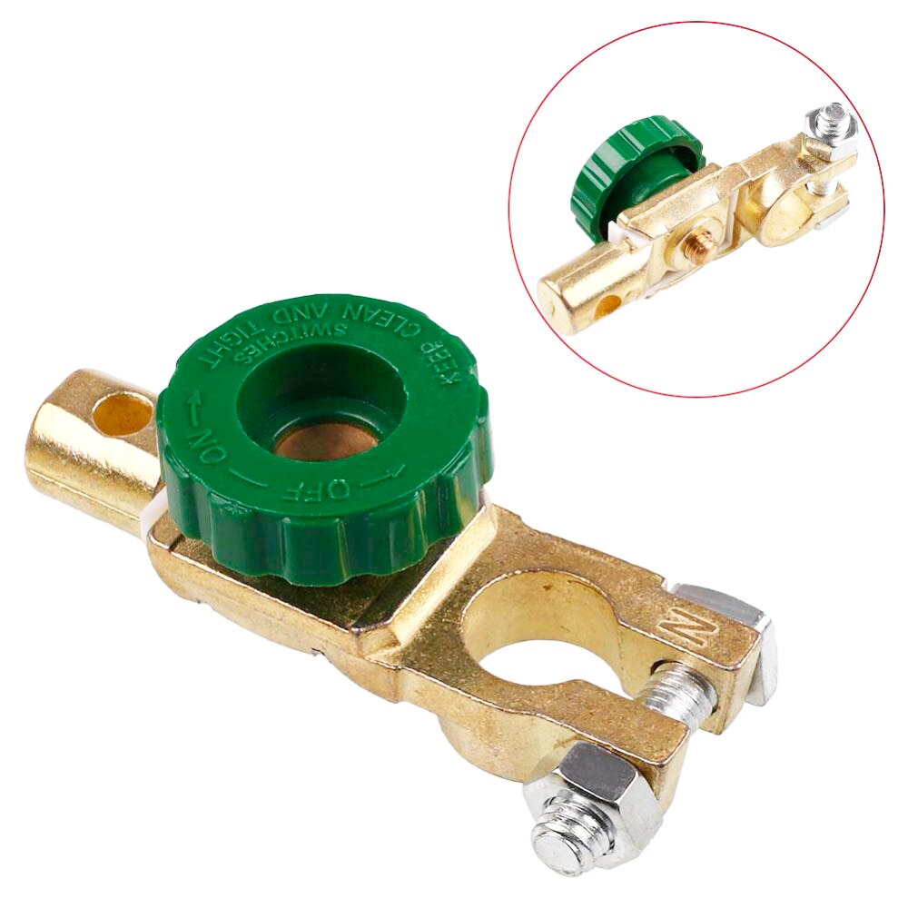 Universal Battery terminal with screw clip (with mass switch), Wire Terminal, battery terminal