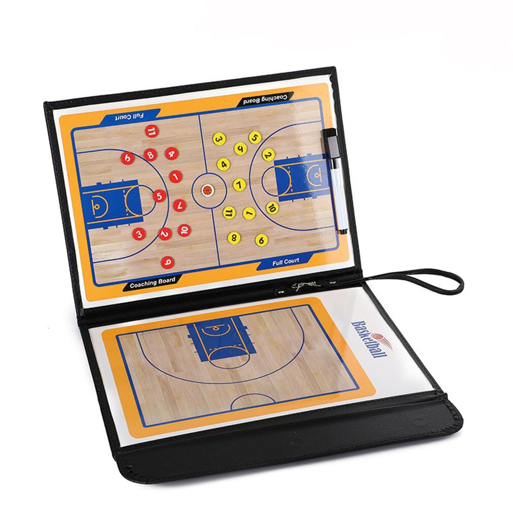 Basketball Coaching Board Double Sided Coach Guiding Board Portable Competition Game Training Equipment: Default Title