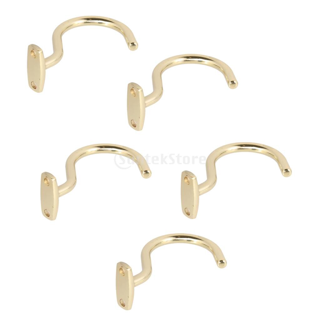 Pool Table Rack Hook 5 Pieces Billiard Table Cue Brass Hook - Holds Bri... – Vicedeal