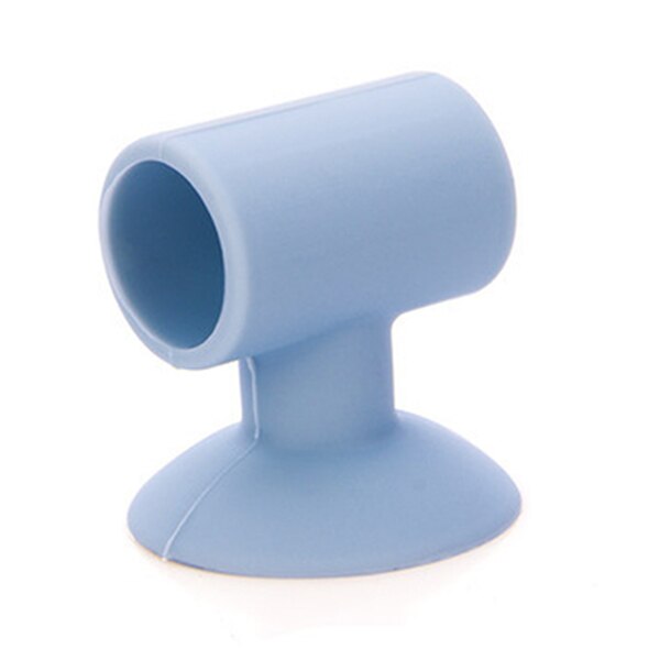 Silicone Door Handle Knob Crash Pad Wall Bumper Guard Stopper Anti Collision Suction Pads TN88: blue