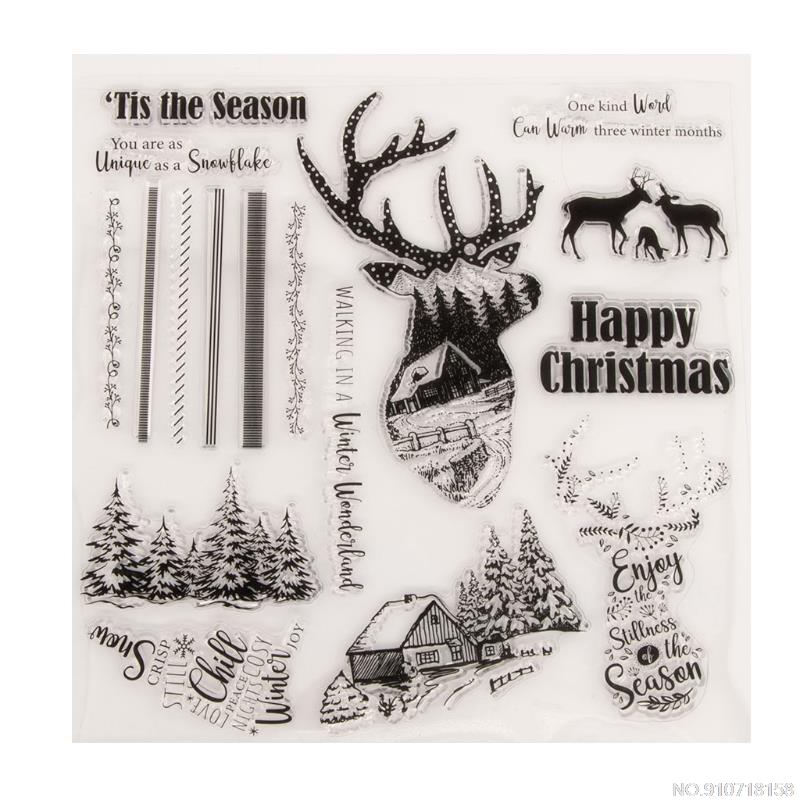 Muzieknoot Siliconen Clear Seal Stempel Diy Scrapbooking Embossing Fotoalbum Papier Card Craft Art O27 20: 10