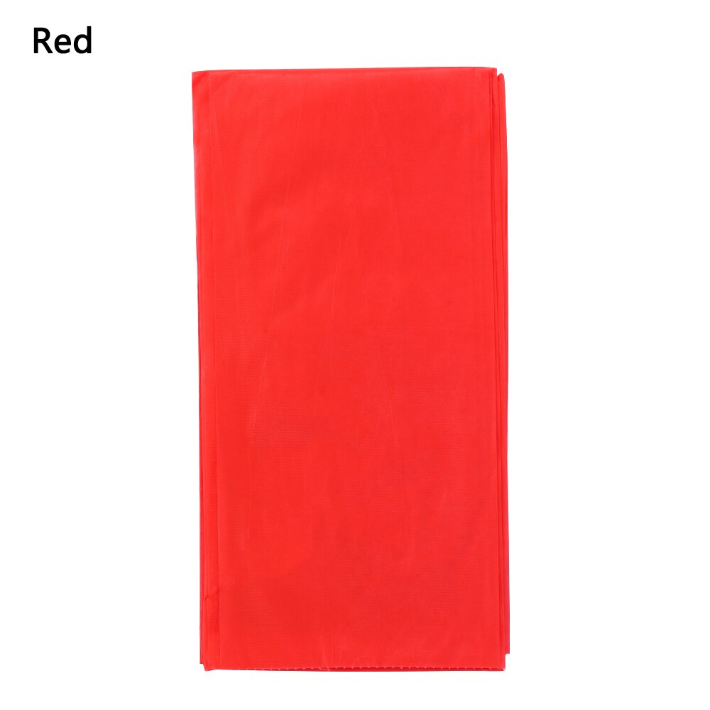1PC Einfarbig Kunststoff Einweg Tisch Abdeckung Rechteck Schreibtisch Tuch Catering Hochzeit Partei Bankett Schreibtisch Abdeckung Hause Dekoration: red