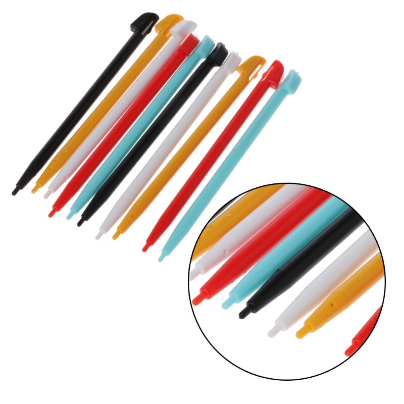 10Pcs Stijlvolle Color Touch Stylus Pen Voor Nintendo Wii U Wiiu Gamepad Console