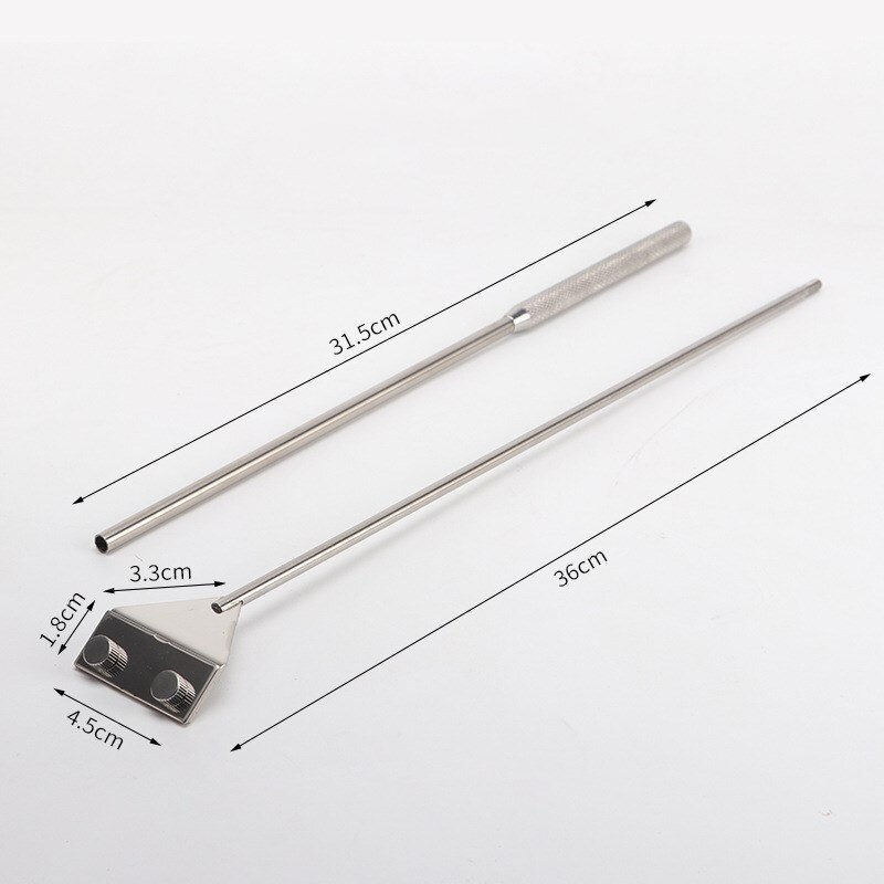 Aquarium Algae Scraper Fish Tank Glass Cleaner Aquatic Water Live Plant Grass Cleaning Multi-Tool Cleaner Kit: 65CM-1