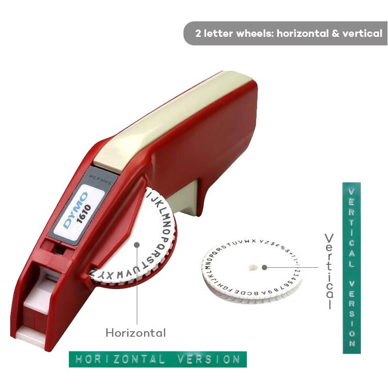 Dymo 3D embossing manual stereo label printers 1610 plastic label printers letterings machine express organizer label maker