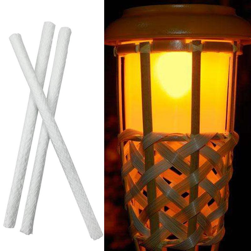 1Pcs Fiberglass Wick-Replacement Tiki Torch Wicks for Wine Bottles and Oil Lamps 25/36cm Light Long Life