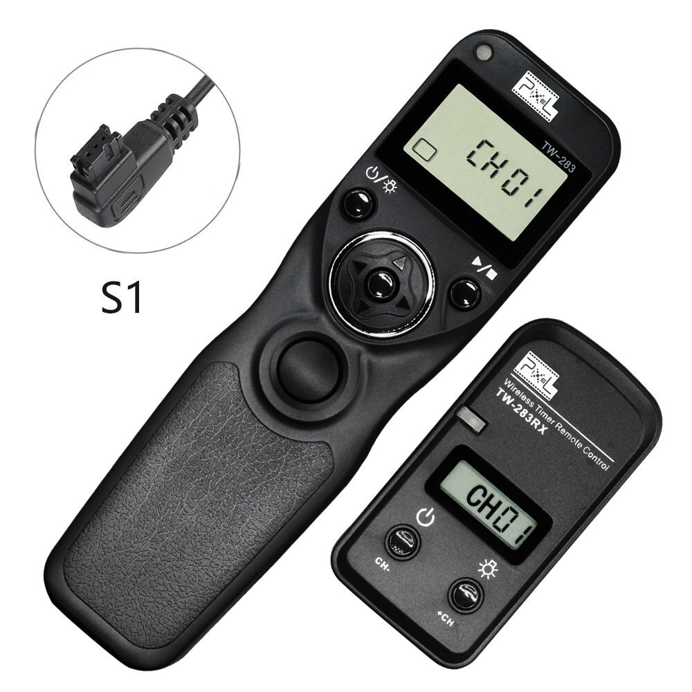 PIXEL TW-283 DC2 - Disparador remoto inalámbrico de 2,4 G, control remoto compatible con cámaras Nikon D7500 D3100 D5000 D7200 D600 D610 D750 D3300