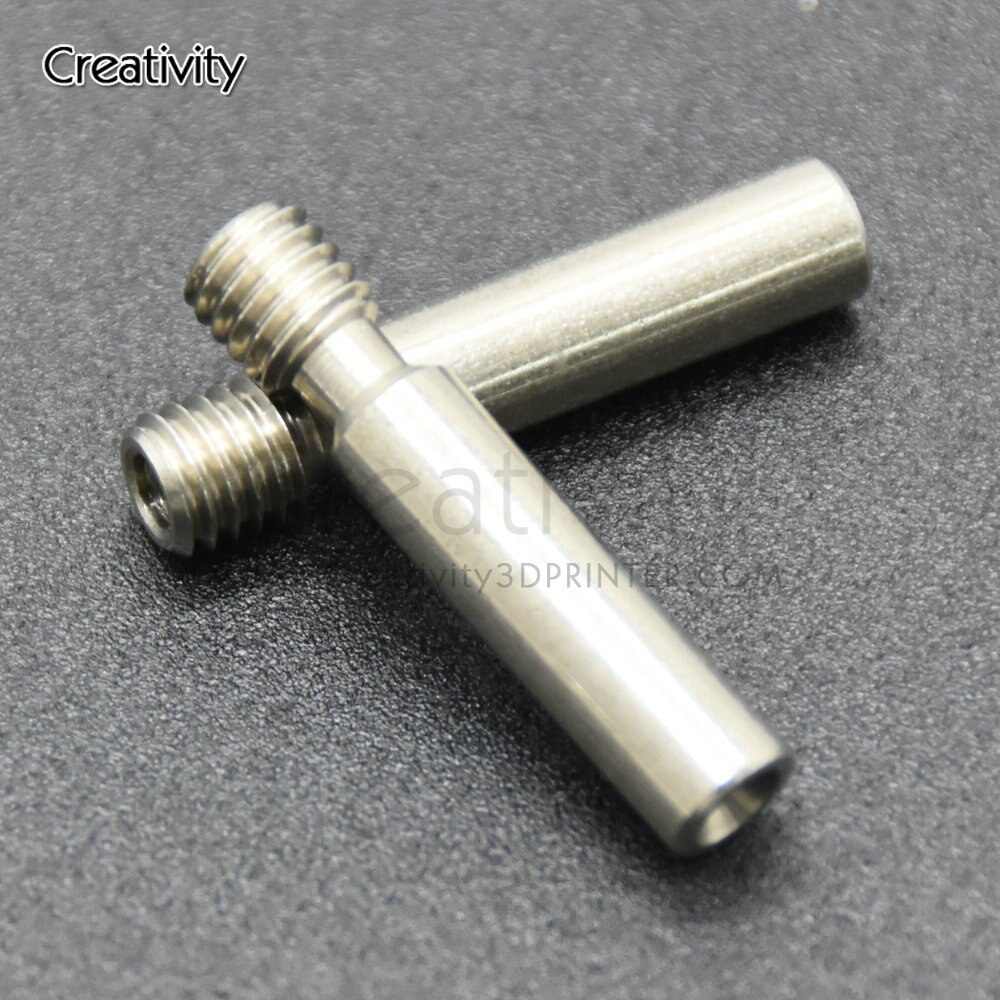 Creativity MK8 Heatbreak All Metal Heat Break 1.75mm Throat PTFE M6 Length 30mm for Makerbot 3D Printer Extruder Hotend
