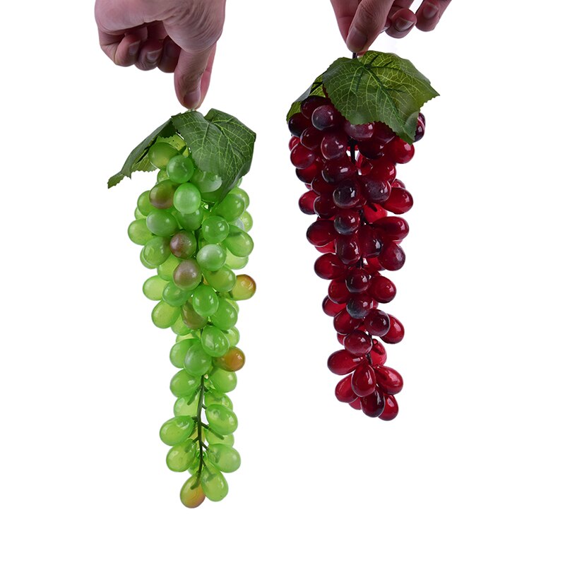 Diy Kunstmatige Vruchten Opknoping Kunstmatige Druiven Plastic Nep Fruit Voor Huis Tuin Decoratie Wedding Party Kerst Supplies