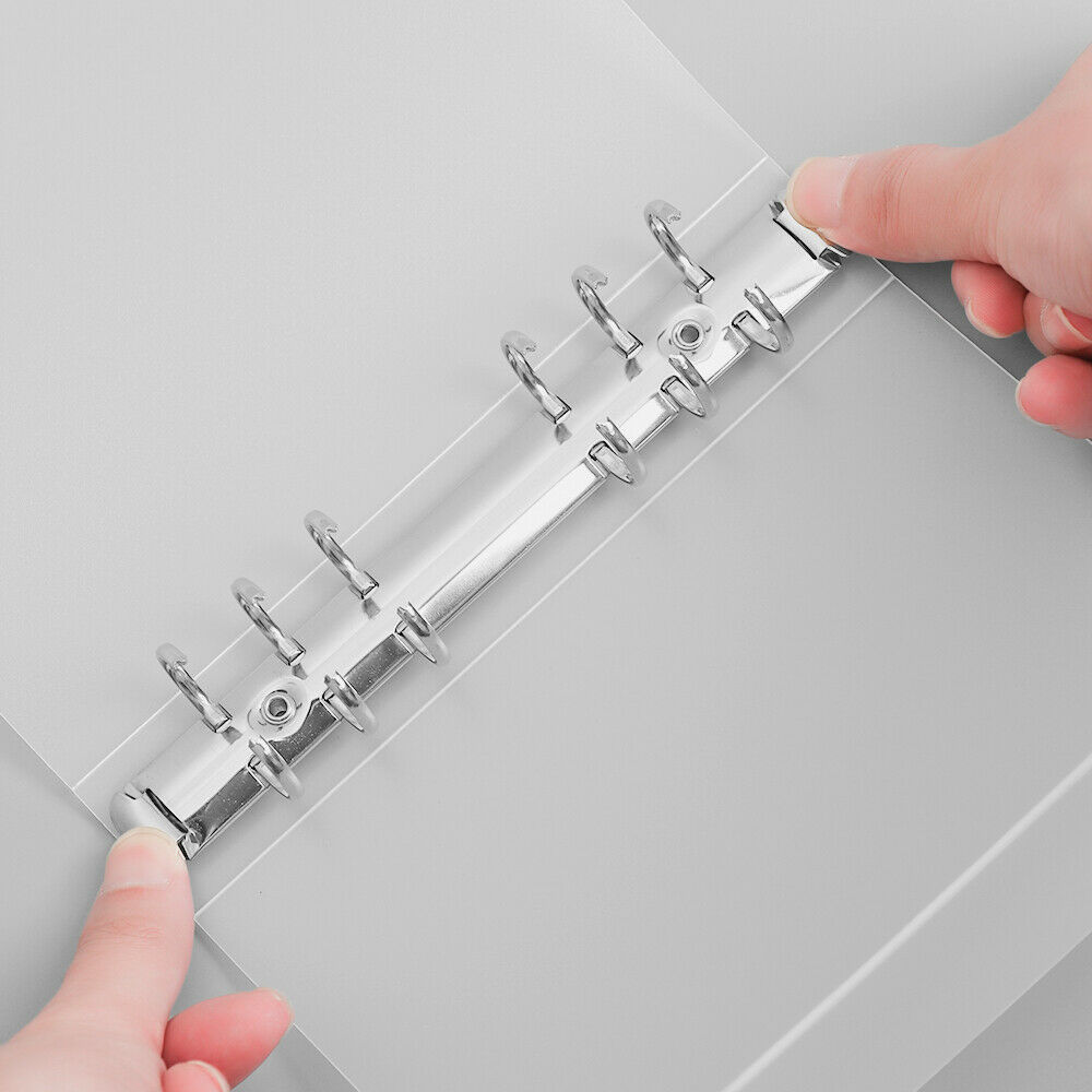 Pp plastskrubbe  a4 b5 a5 a6 a7 gennemsigtigt løvbind bindemiddel notebook indre kerneomslag note bogskal