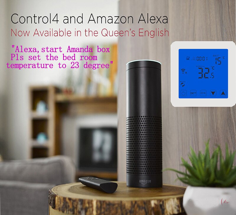 Room Thermostat WiFi Smart Thermostat Electric Floor Heating Temperature Remote Controller for Google Home Alexa Controlled