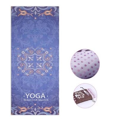 Yoga Handdoek Siliconen Antislip Mat Deken Pilates Mat Milieu Fitness 183*65Cm Microfiber Afdrukken Geweven Handdoek: 7