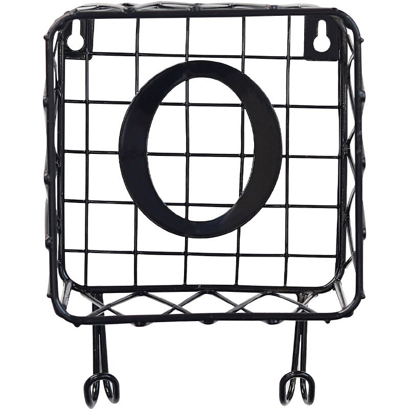 1pc lettre fer forgé magnétique porte-clés mural multi-fonctionnel maison organisateur bureau décoration de la maison