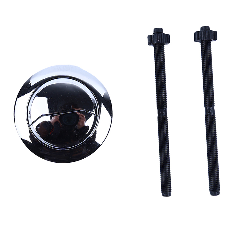 Dual Flush Toilet Water Tank Push Button Hole Cistern Lid 59mm Rod Bathroom Accessories Home Tools Bathroom Tools
