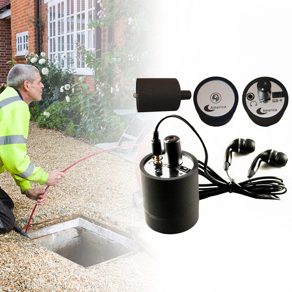 Hoge Sterkte Muur Microfoon Voice Luisteren Detector Voor Ingenieur Olie Gehoor Pijp Water Lekkage Lekkende Luistert Geluid Tester