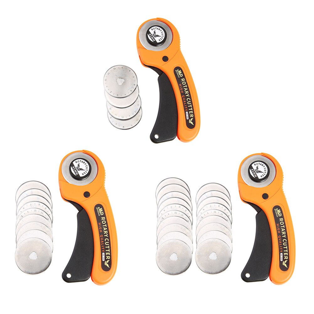 LeatherCraft 45mm Rotary Cutter Leather Cutting Tool Fabric Cutter Circular Blade DIY Patchwork Sewing Quilting Tool