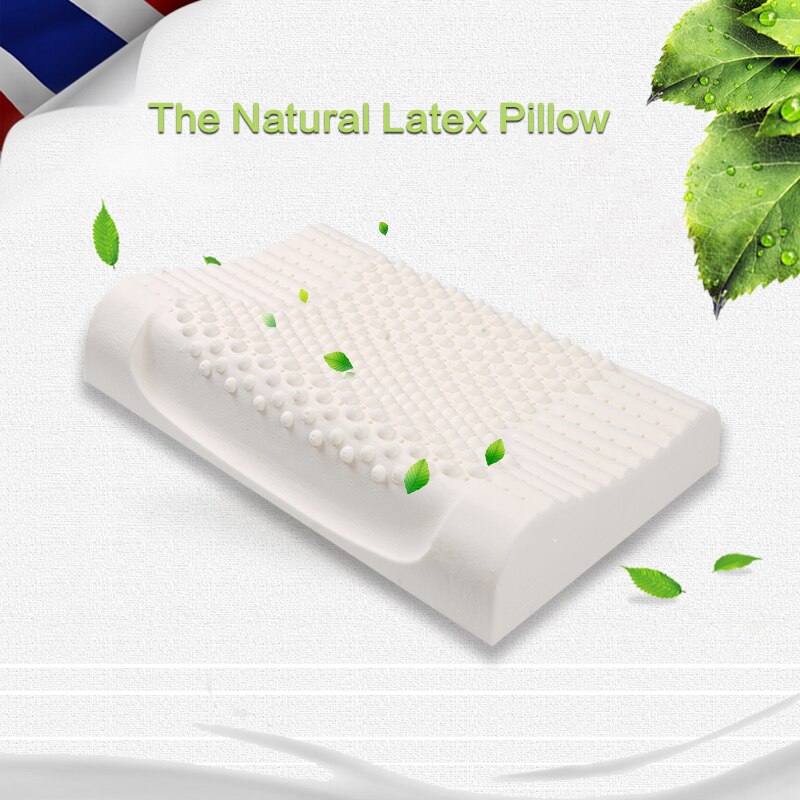Cuscino In Lattice naturale Cuscini Collo Cervicale Cuscino Ortopedico Per Dormire Massaggio Cuscini da Letto Con Federa Almofada