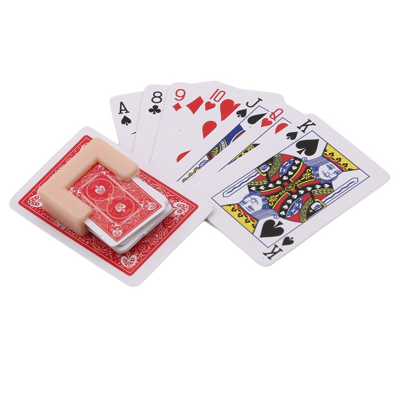 Funny Shrinking Cards Magic Tricks Big To Small Playing Card Training Set For Party Stage Performance Illusion Mentalism