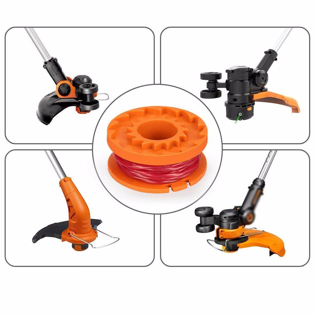 12 Stuks Trimmer Lijn Voor Worx WA0010 Vervanging Spoel Lijn Voor Gras Trimmer Edger 10ft 12-Pack Gazon Trimmer lijn Tuingereedschap