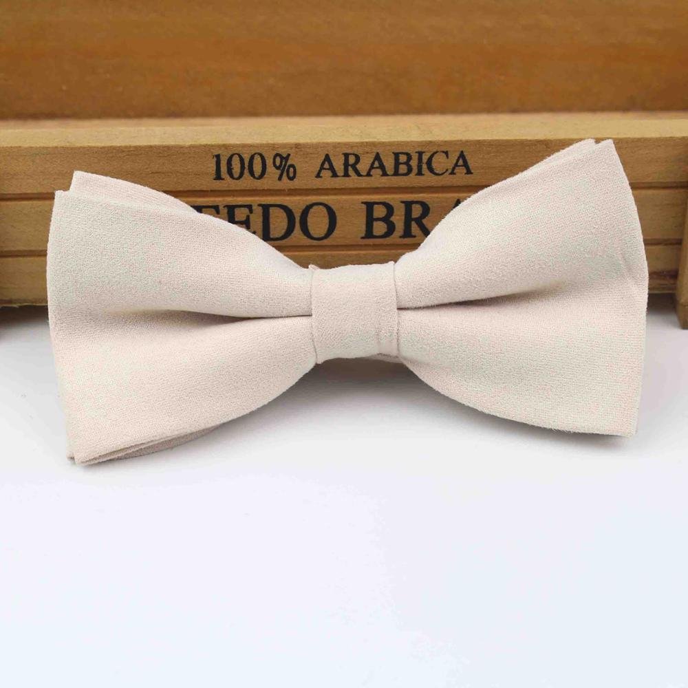Nœuds en daim pour hommes, Micro, cuir de marié, Plaid souple, cravate souple, solide, papillon Gravata, nœuds de mariage: 5