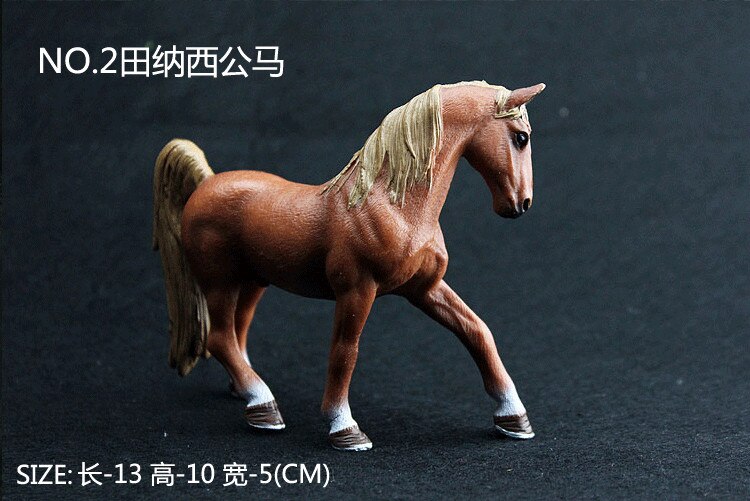 Kid 'S Educatief Speelgoed Paard Model Trinidad Paarden Wilde Paarden Zwart-wit Paarden
