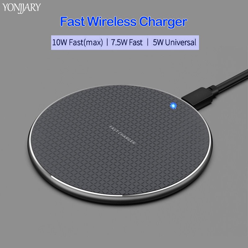 Qi Fast Wireless Charging for Samsung Galaxy S8 S9 S10 S20 Plus Ultra S10e S9+ S10+ 10W Qi Wireless Charger Soft TPU Case