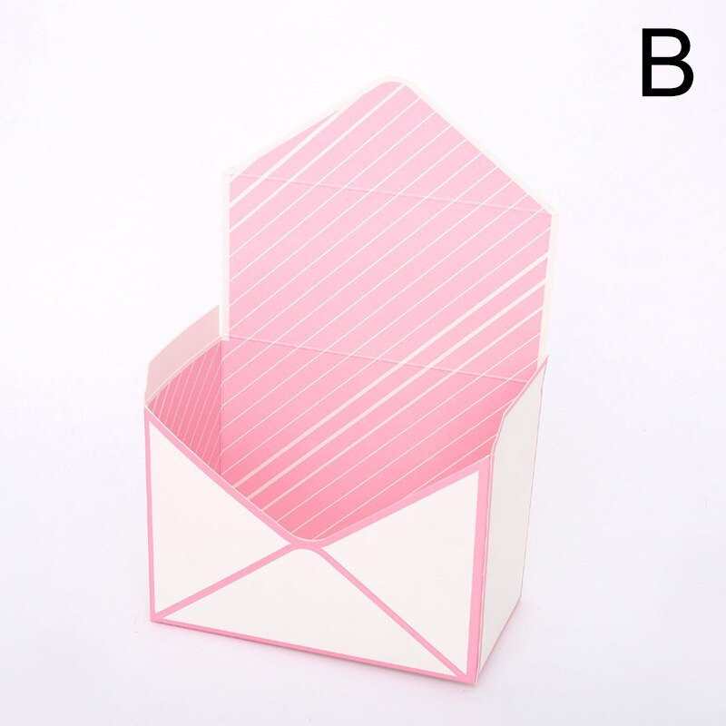 Envelope Shaped Flower Packaging Box Envelope Fold Flower Storage Box For Wedding Engagement Party Decoration Boxes: B