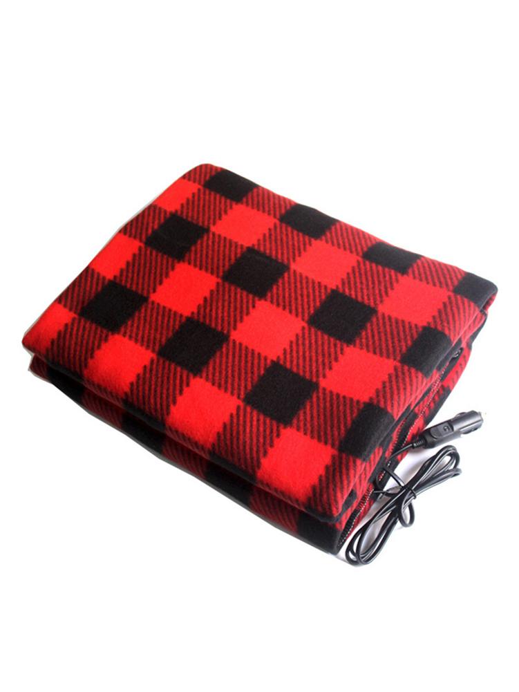 Couverture chauffante pour camion de voiture 12V | Treillis polaire, couverture chauffante de voyage, couverture électrique pour voiture à température constante