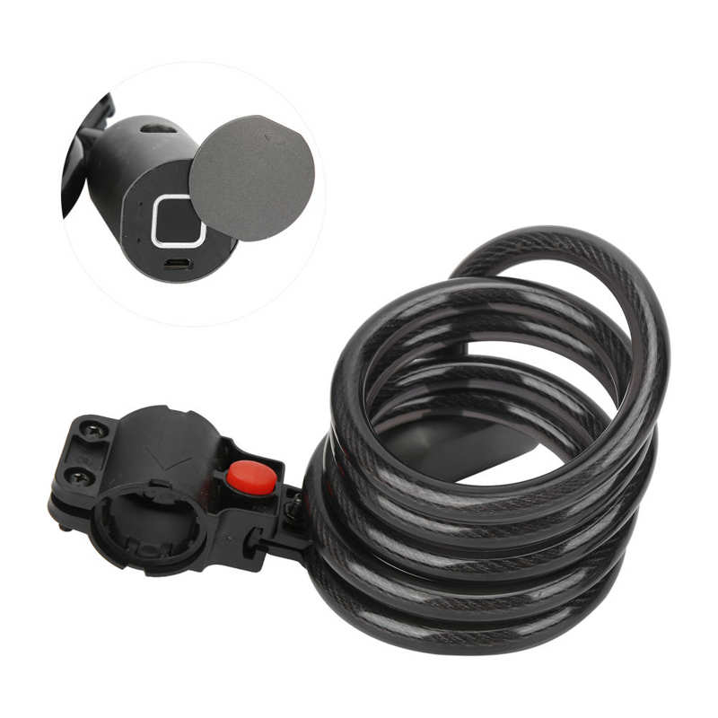 Laptop Accessoires Kabel Hangslot Vingerafdruk Slot Anti‑theft Anti‑shear Voor Motorfiets Elektrische Auto